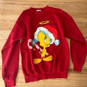 Vintage Tweety Christmas Crewneck
